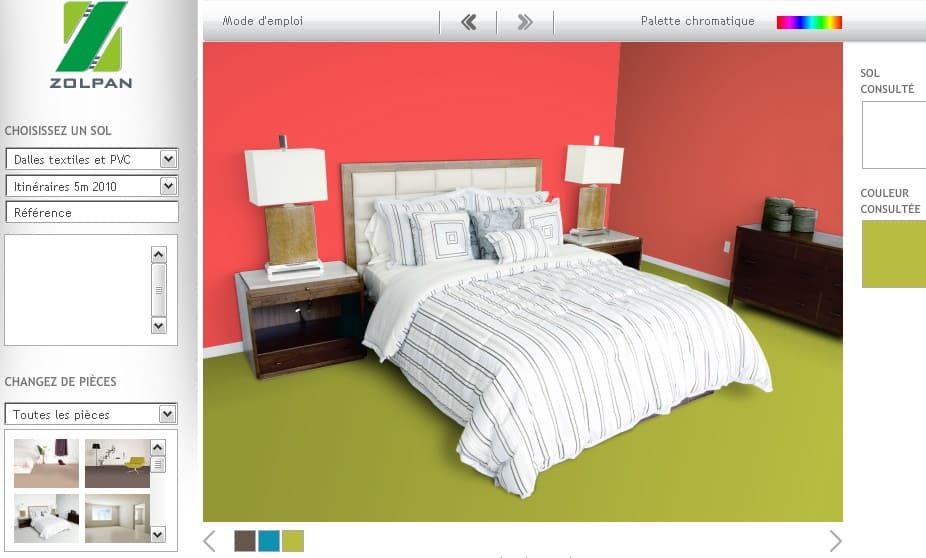Simulation decoration interieure sur Zolpan.fr