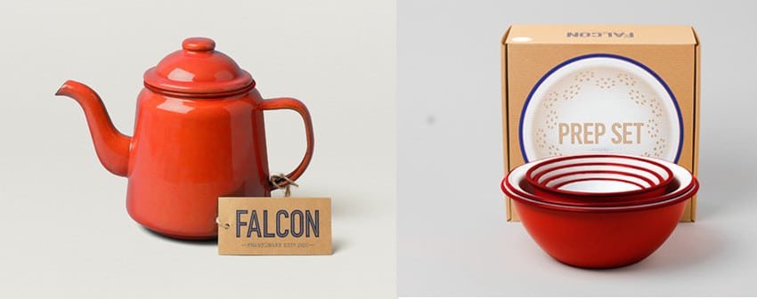 Pour répondre aux nouvelles attentes de ces clients, Falcon propose de la vaisselle émaillée en couleur.
