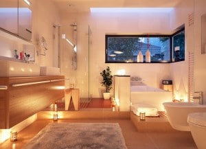 Badezimmer im Kerzenlicht - candle light bathroom