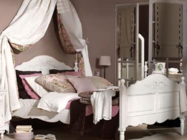 chambre romantique shabby